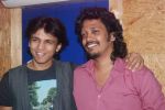 Abhijeet Sawant and Nakash at a song recording for LIfe OK serial Aasman Se Aagey in Andheri, Mumbai on 19th March 2012 (10).JPG